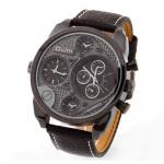 นาฬิกาข้อมือ ผู้ชาย สายหนัง สีน้ำตาล กาแฟ หน้าปัด 3 มิติ นาฬิกาแนวใหม่ เห็น มุมลึก ด้านใน ของขวัญให้แฟน ให้พ่อ ให้เพื่อน ปีใหม่ วาเลนไทน์ 906012_1