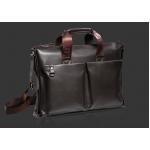 กระเป๋าถือผู้ชาย กระเป๋าใส่เอกสาร ใส่ Notebook ได้ กระเป๋าถือ Polo หนัง Pu กันน้ำ ดูแลง่าย สีดำ และ สีน้ำตาล ดีไซน์ กระเป๋าหน้า 783031