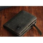 กระเป๋าสตางค์ผู้ชาย หนังวัวแท้ ใบสั้น สไตล์วินเทจ แบบคลาสสิค สุด ๆ ช่องซิป ด้านนอก ใส่บัตร ใส่เงิน ได้เยอะ ใส่รูปได้ ของขวัญ ระดับ พรีเมี่ยม 332750