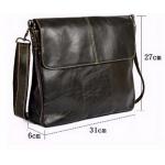 กระเป๋าถือผู้ชาย กระเป๋าหนังแท้ oil wax ใส่เอกสาร ใส่โน้ตบุ๊ค สไตล์ วินเทจ แบบเท่ ๆ กระเป๋าใส่เอกสาร แบบดูดี หรูหรา มีระดับ 100449