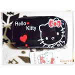 กระเป๋าใส่ดินสอ ใส่เงิน Kitty สีดำ ตัวขาว K003