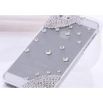 เคส iPhone 4 4s ประดับ คริสตัล สีขาว สวยเก๋ เคสคริสตัล ลดราคา no 6739