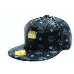 หมวก cap หมวกมีปีก หมวกเบสบอล หมวกหนัง MCM สีดำ คลาสสิค หมวกใส่เที่ยว น่ารัก สุด ๆ 687223