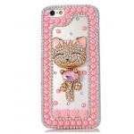 เคส iPhone 6 4.7 นิ้ว เคส Diy 3 มิติ แต่ง คริสตัล แมว แสนซน โทนสีชมพู แต่งมุก ชมพู รอบกรอบ แต่ง ดอกกุหลาบ หวาน ๆ 454079_6