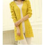 เสื้อกันหนาว ไหมพรมถัก เสื้อคลุมไหมพรมถัก แขนยาว เสื้อกันหนาวใส่ใน Office สวยหรู ราคาถูก no 943137