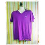 เสื้อยืด American eagle เนื้อนุ่ม สีชมพูบานเย็น A006