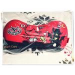 หมอนรองหัว หมอนรองคอ ติดรถยนต์ Devil สีแดง