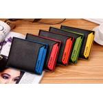 กระเป๋าสตางค์ผู้ชาย กระเป๋าสตางค์ ใบสั้น หนัง pu ลายสี่เหลี่ยมเล็ก กระเป๋าสตางค์วัยรุ่น สีสัน สดใส ของขวัญให้แฟน สุดหรู 539079