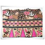 ผ้าถุงสำเร็จรูป ลายไทย สีชมพูหวาน P008