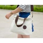 กระเป๋าสะพายข้าง กระเป๋าถือ ผ้าแคนวาส กระเป๋าผู้หญิง ทรงสี่เหลี่ยม กระเป๋าผ้าแคนวาส สไตล์ วินเทจ ซักทำตวามสะอาดง่าย กระเป๋าวัยรุ่น 531984