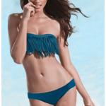 ชุดว่ายน้ำ ทูพีช แบบ บิกินี่ เหมาะสำหรับ สาวเปรี้ยว ชุดว่ายน้ำเกาะอก สินค้าใหม่ ราคาถูกสุด ๆ สีเขียวน้ำทะเล no 24418_2