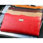 กระเป๋าสตางค์ผู้หญิง ใบยาว กระเป๋าสตางค์ หนังนิ่ม ทรงแบน เน้น ใส่บัตร มีช่องซิป ด้านนอก ใส่เศษสตางค์ ใส่แบ้งค์ สวยหรู สีน้ำตาล ดำ แดง ส้ม 710787