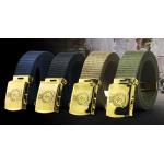 เข็มขัดผู้ชาย ผู้หญิง ใส่ได้ เข็มขัดผ้าแคนวาส แบบเท่ ๆ หัวเข็มขัดสีทอง สไตล์ ยุโรป เข็มขัดผ้าแคนวาส สีเขียว ดำ น้ำเงิน กากี เข็มขัดสวย ๆ ราคาถูก 728218