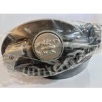 หัวเข็มขัดปืนคาวบอย พร้อมสายเข็มขัดหนัง สีดำ หัวสีเงิน แบบเท่ ๆ เข็มขัดผู้ชาย แบบร็อค ๆ ลดราคา