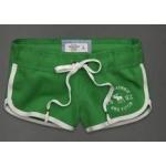 กางเกงขาสั้น กางเกงฟิตเนส กางเกงโยคะ Abercrombie สีเขียวแก่ ขอบขาว no 93812_9