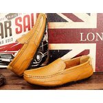 รองเท้าหุ้มส้น ผู้ชาย รองเท้าหนังแท้ รองเท้าหุ้มส้น แบบทางการ ส้นแบน ใส่สวย ใส่สบาย สีน้ำตาล ดำ น้ำเงิน 252162