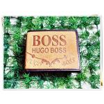 กระเป๋าสตางค์ผู้ชาย boss หนังกลับ สีน้ำตาล มีช่องใส่บัตร ช่องใส่รูป และ ช่องซิปด้านใน b10023