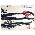 เข็มขัดหนังแท้ ถักเป็นเชือก สีดำ H010