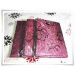 ผ้าห่มแพร 6 ฟุต สีเลือดหมู