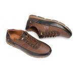 รองเท้าผ้าใบ ผู้ชาย รองเท้าหุ้มส้น รองเท้าหนัง แฟชั่น ดีไซน์ สีทูโทน ใส่สวย ใส่สบาย รองเท้าผ้าใบเท่ ๆ แบบแมน ๆ 559887