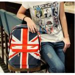กระเป๋าเป้ กระเป๋าสะพายหลัง นำเข้า ผ้ายีนส์ ผ้าแคนวาส ลาย ธงชาติอังกฤษ no 591670