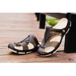 รองเท้าผู้ชาย รองเท้า แบบรัดส้น รองเท้า ใส่เที่ยว รองเท้าแตะ รองเท้า ยาง อย่างดี กันน้ำ รองเท้า แฟชั่น ผู้ชาย รัดส้น สีดำ 799239