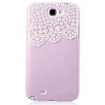 เคสโทรศัพท์ เคส Samsung Galaxy Note 2 N7100 เคส Diy ติดมุก ติดลูกไม้สีขาว เคสไฮโซ สุดสวย แบบหวาน ๆ สีเขียว สีม่วง สีชมพู 735549