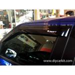 กันสาดประตูสีดำรถยนต์ Swift