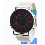 นาฬิกาข้อมือ นวัตกรรมใหม่จากญี่ปุ่น ไฟ Led ทั้งหน้าจอ สีแดง no 83113