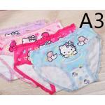 กางเกงในเด็ก Set ุ6 ตัว ลาย Hello Kitty มีระบายรอบตัว เนื้อผ้า Cotton no 34645_a3