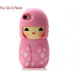 เคส iphone 6 ขนาด 4.7 นิ้ว เคสกิโมโน ตุ๊กตา จากประเทศญี่ปุ่น เคสซิโลโคน อย่างดี ตุ๊กตาใส่ชุดกิโมโน สีชมพู สาวหวาน น่ารัก ค่ะ 546970_2