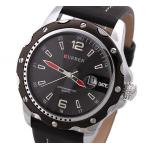 นาฬิกาข้อมือผู้ชาย สายหนังสีดำสลับน้ำตาล เหมาะสำหรับหนุ่มมาดเข้ม ขอบหน้าปัดสีโกโก้ ด้านในสีดำ พร้อมระบบวันที่ เรียบหรู ราคาถูก no 436404_2