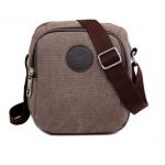 กระเป๋าสะพายข้าง ผ้าแคนวาส ขนาดเล็ก แนว เรโทร แบบเท่ ๆ กระเป๋าใส่ของ กระจุกกระจิก ท่องเที่ยว มี 2 ช่อง ขนาดทะมัดทะแมง 865974