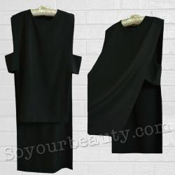 ชุดเดรสหน้าสั้นหลังยาว