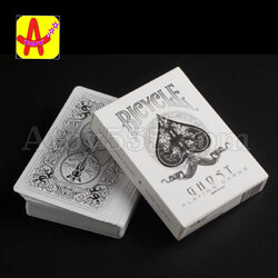 ไบซิเคิล Ghost Deck สีขาว ( Bicycle Ghost Deck white)