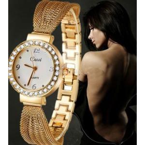 นาฬิกาข้อมือผู้หญิงฝังเพชร