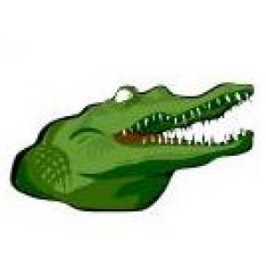 เข็มขัดลายหนังจรเข้