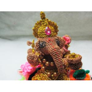 พระพิมเนศถักโครเชต์ Crochet Ganesha