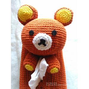 กล่องกระดาษทิชชูถักโครเชต์ crochet tissue box cover