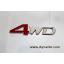 โลโก้ 4WD ขอบเงิน