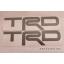สติ๊กเกอร์ TRD สีเทา
