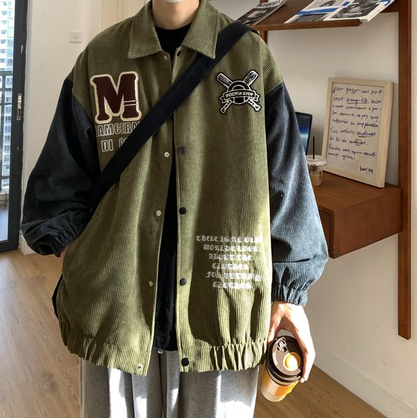 เสื้อแจ็คเก็ตเบสบอล เสื้อคลุม เสื้อแขนยาวสไตล์เกาหลี