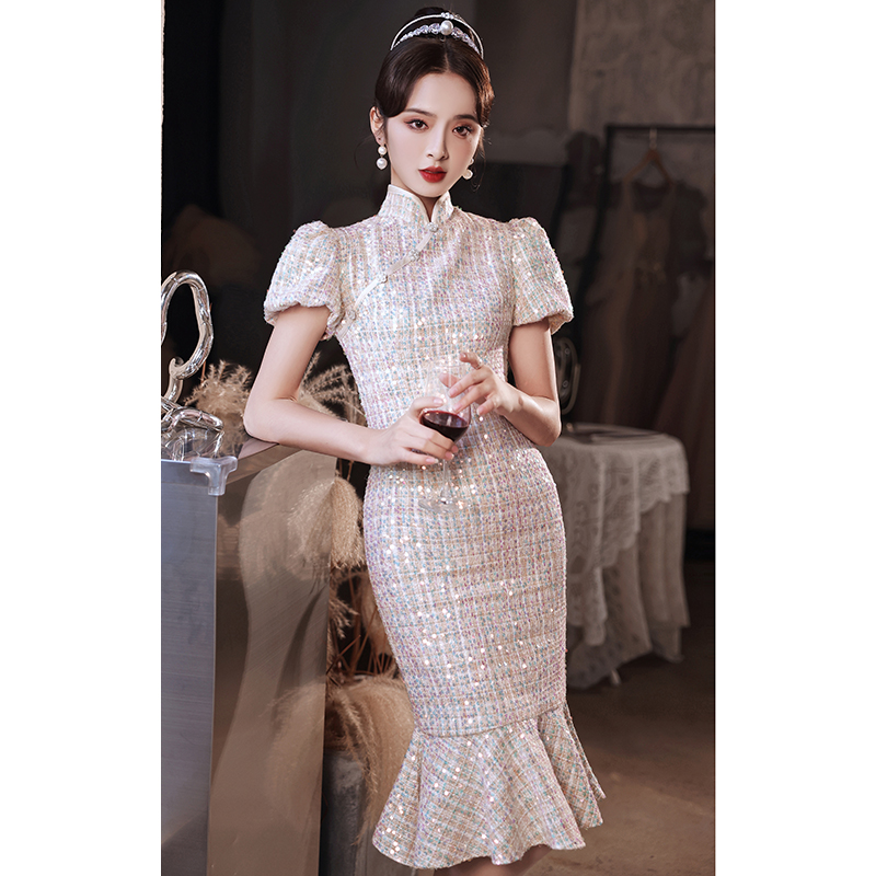 ชุดราตรี ชุดราตรีสวยหรู แบบ ทันสมัย Evening dress