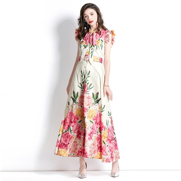 ชุดเดรสยาวสวยๆ ชุดเดรสยาวใส่สบาย ใส่ทำงาน