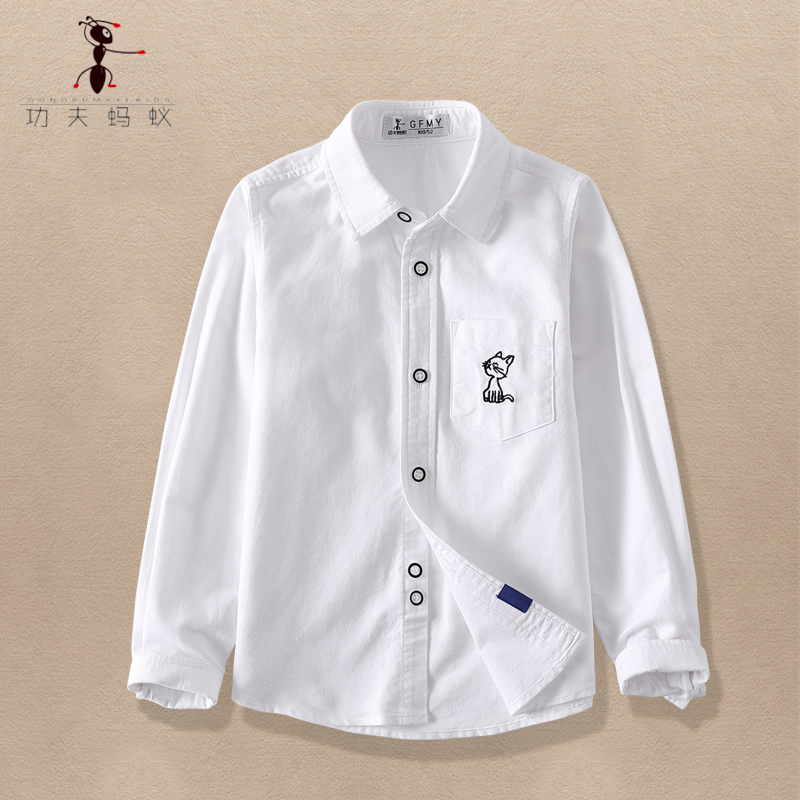 เสื้อเชิ้ตเด็ก มีไซส์ 110 120 130 140 150 160 สั่งเลยฟรีค่าจัดส่ง