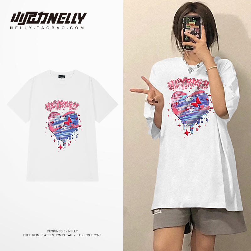 เสื้อยืดคอกลม ผู้ชาย เสื้อยืดผู้ชายเกาหลี เสื้อยืดเกาหลี แบรนด์ NELLY