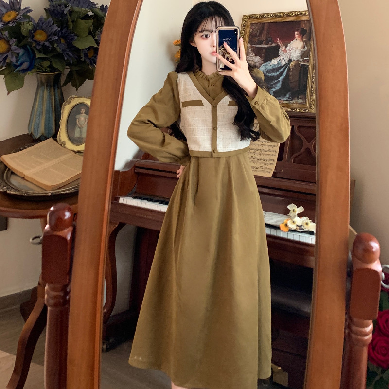 เดรสสาวอวบ มีไซส์ L-4XLอกเสื้อ 38-47 นิ้ว ใส่ได้ทั้งสาวหุ่นดีน่ารักจนถึงสาวอวบพลัสไซส์ จัดส่งฟรี! ทักแชทสั่งซื้อ