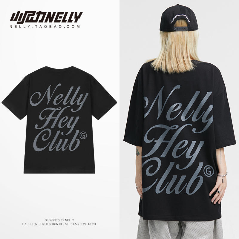เสื้อยืดคอกลม ผู้ชาย เสื้อยืดผู้ชายเกาหลี เสื้อยืดเกาหลี แบรนด์ NELLY