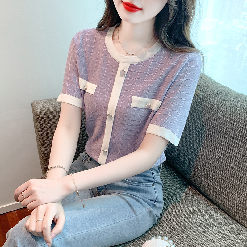 เสื้อผ้าวัยรุ่นเกาหลี เสื้อยืดวัยรุ่นผู้หญิง มีขนาด S M L XL