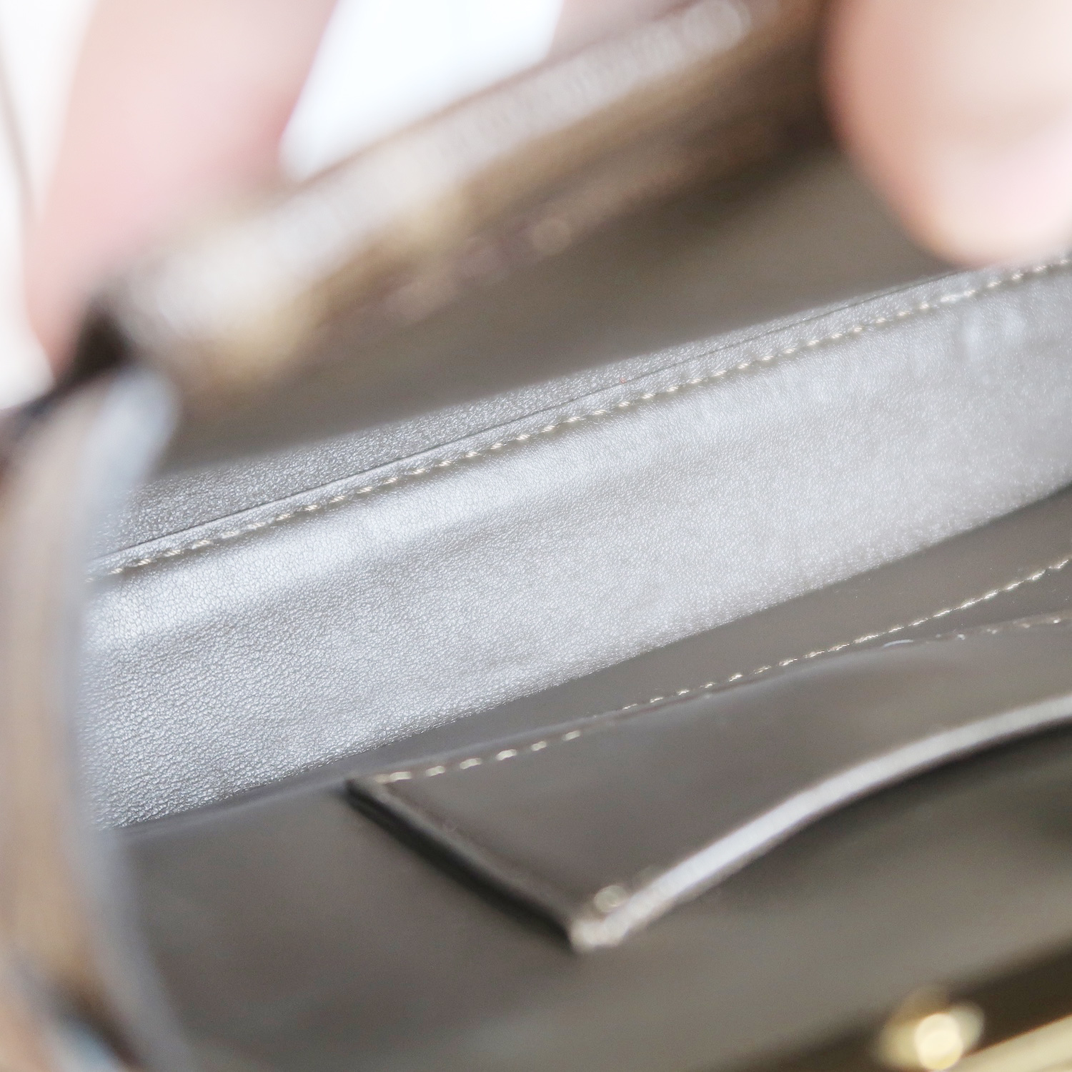 Fendi Glazed Fabric Vitello FF 1974 Hairo Girls Inlay Mini Peekaboo Satchel GHW